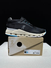 On Cloudnova 2 Black Blue Sneakers