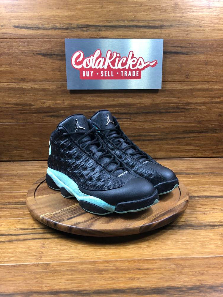 Jordan 13 Retro Black Island Green