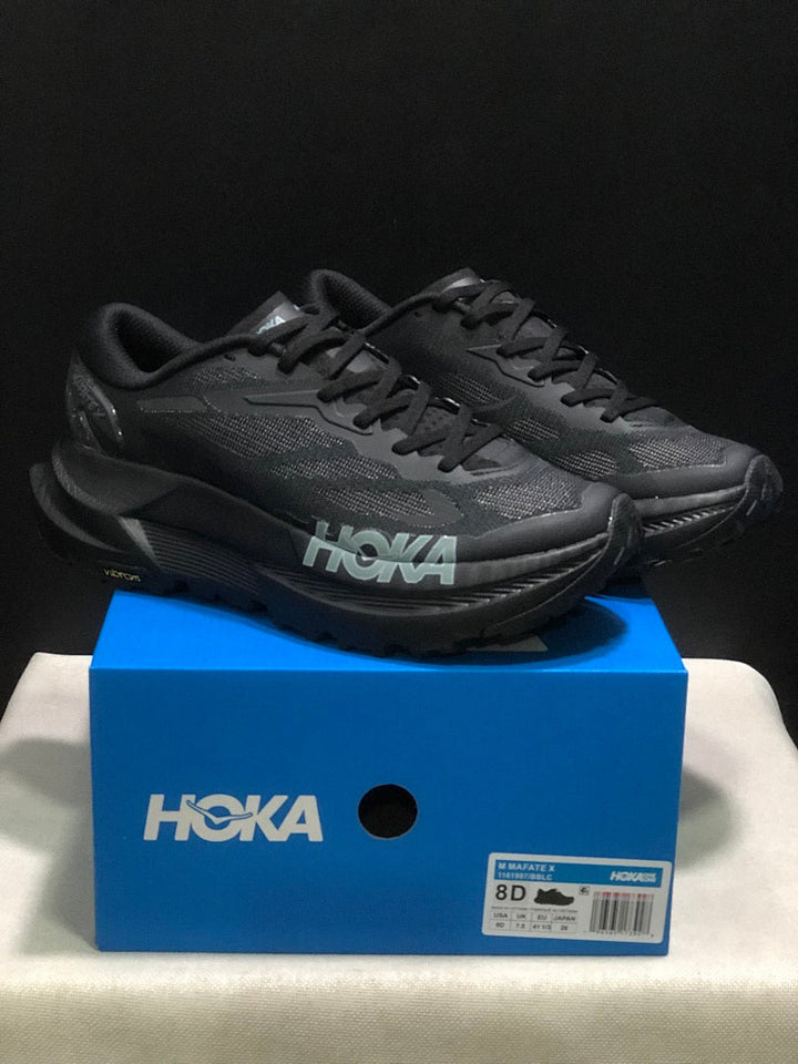 HOKA Mafate X Black Trail Running Shoes