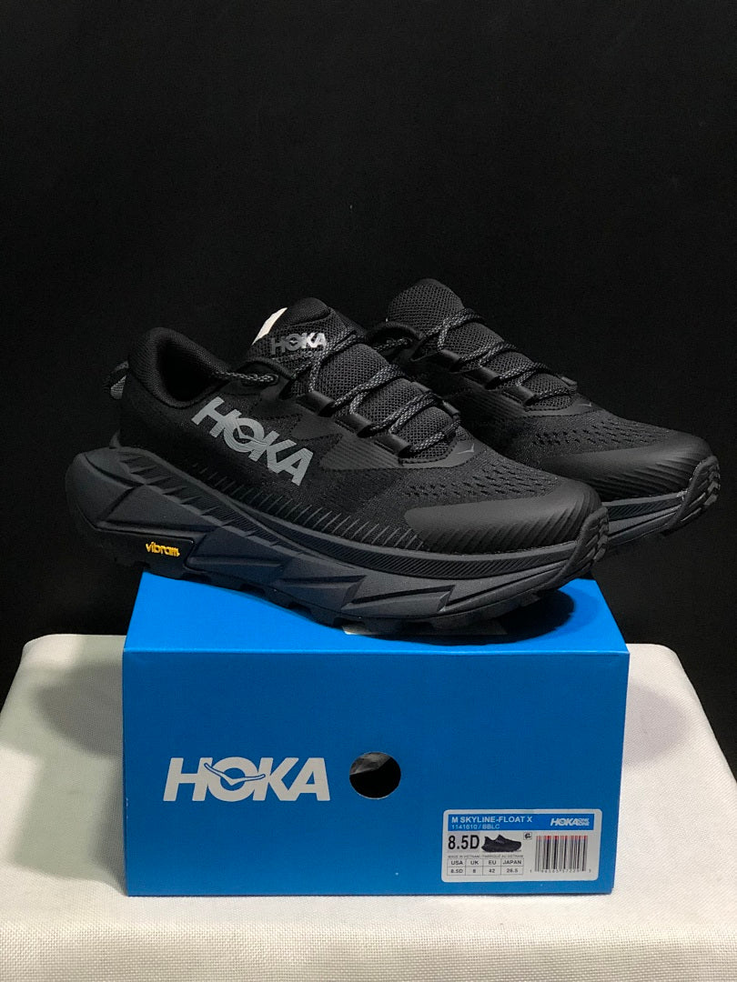HOKA Skyline Float X Black Trail Sneakers