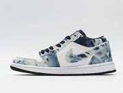 Nike Dunk Low Washed Denim Sneakers Blue CZ8455-100