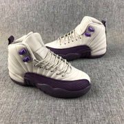 Jordan Air Jordan 12 White Purple Sneakers 510815-001