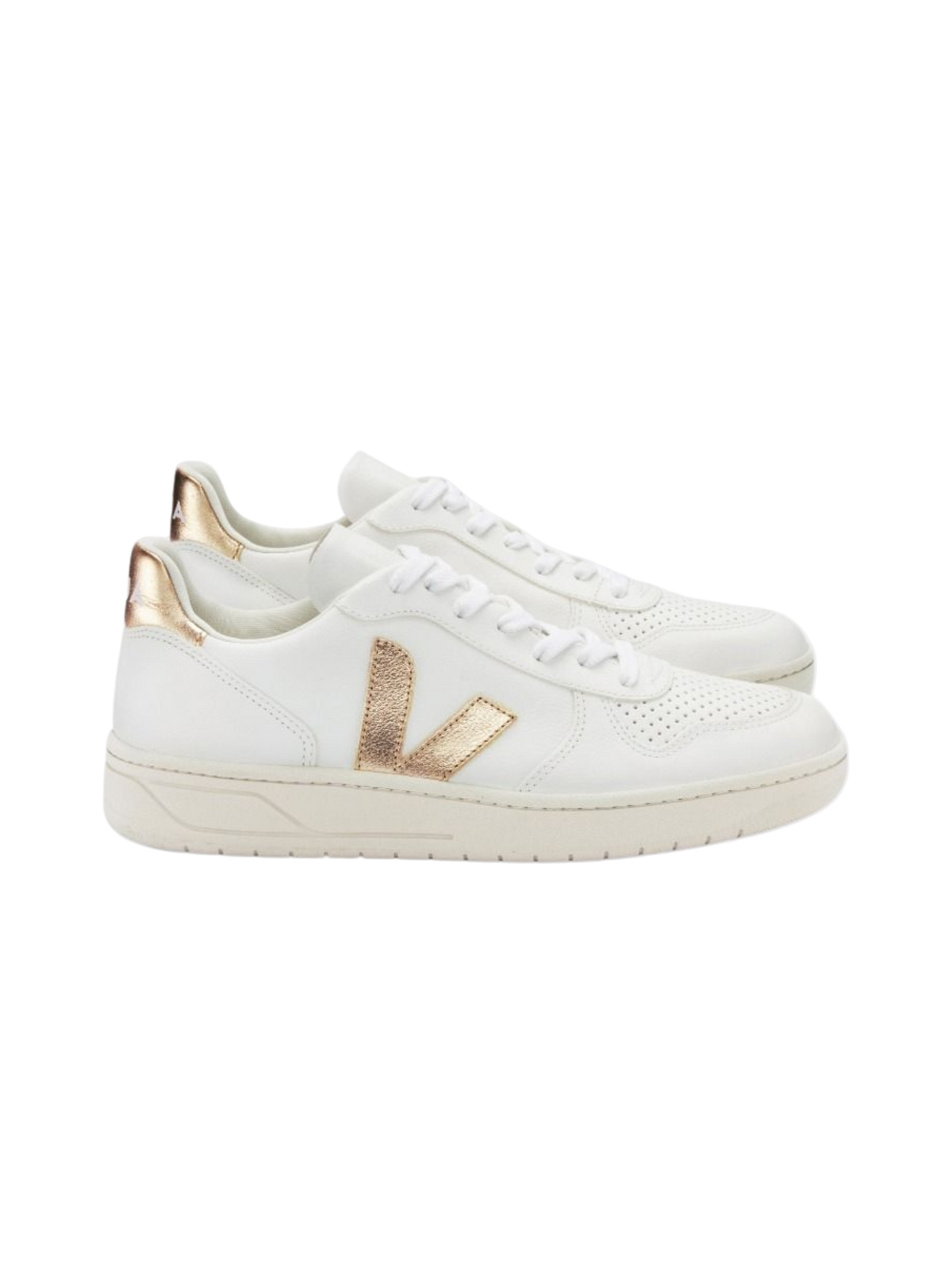 V-10 CHROMEFREE LEATHER WHITE PLATINE