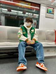 A Bathing Ape BAPE STA Low Sneakers White Orange