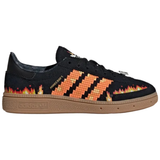 Adidas Originals Kid's Black/Orange Minecraft x Handball Spezial Shoes, IH1737