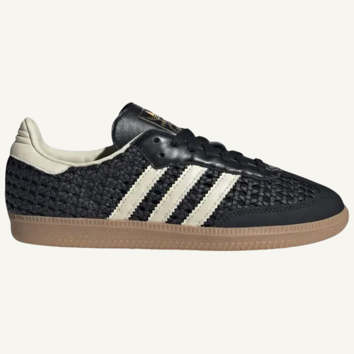 Adidas Originals Women's Black/Cream Samba OG Sneakers, HQ9282