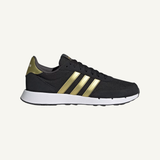 Adidas Women's Black/Gold Run 60s 2.0 Sneakers, GX1714