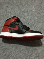 Air Jordan 1 High Black and Red Sneakers