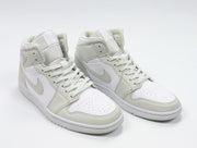 Nike Air Jordan 1 Mid Sneakers White Grey CV5280-103