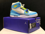 Air Jordan Legacy 312 Fly High-Top Sneakers, White and Blue