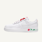 Nike Women's White Air Force 1 'Roses' Sneakers, IF0498 100