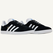 Adidas Originals Men's Black/White Gazelle Sneakers, JR6353 (No Box)