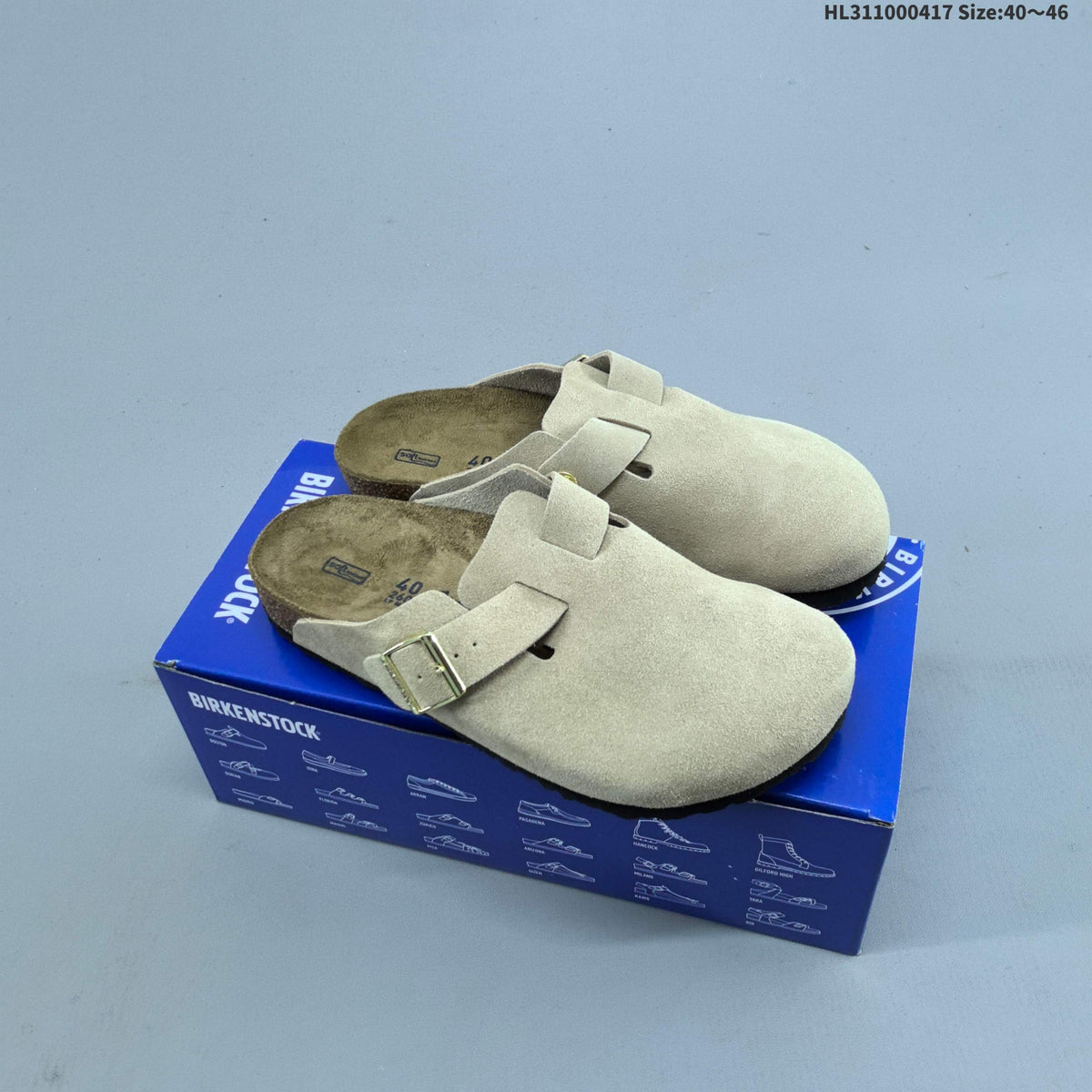 Birkenstock Boston Clog-Style Sandals in Suede