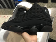 Air Jordan 13 Retro Black Cat Black Basketball Sneakers