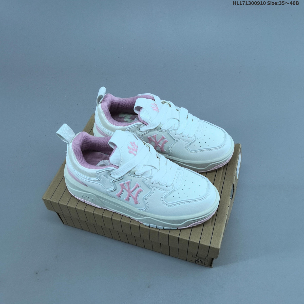 MLB Curve Liner Low-Top Sneakers, White Multi-Color