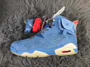 Jordan AJ6 Travis Sky Blue High-Top Sneakers