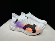 On Cloudboom Strike LS White Purple Running Shoes