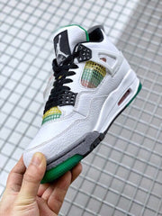 Air Jordan 4 Do the Right Thing White Basketball Sneakers