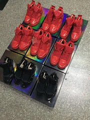 Jordan Air Jordan 4 Black Glossy Sneakers