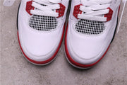 Jordan Air Jordan 4 Retro White Red Black Sneakers