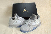 Jordan Air Jordan 4 Laser 5LAB4 White and Blue Sneakers