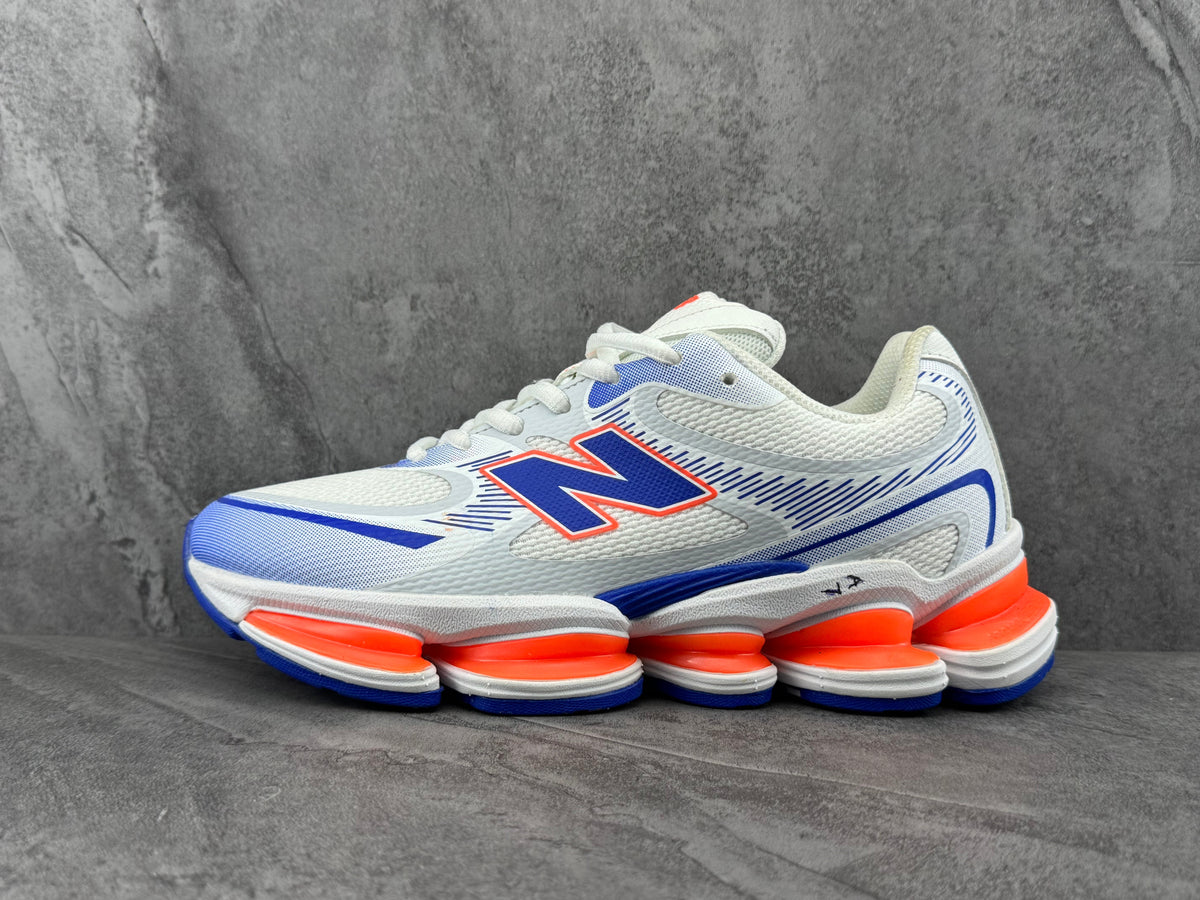 New Balance Blue and Orange Running Sneakers