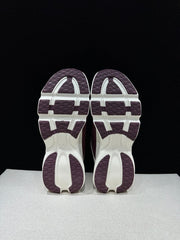 On x LOEWE Cloudventure 3.0 Sneakers, White and Wine Red