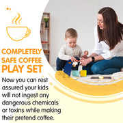 ☕ Wooden Coffee Maker for Kids 🌿