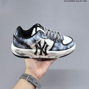 MLB Chunky Liner Low-Top Sneakers, Black and White