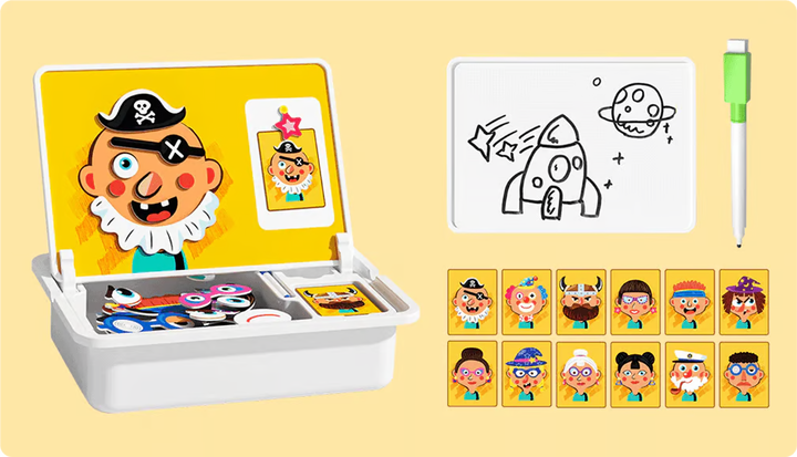Magnetic Puzzle Face Dress-Up Kit