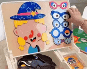 Magnetic Puzzle Face Dress-Up Kit