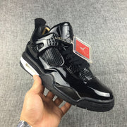 Jordan Air Jordan 4 Black Glossy Sneakers
