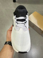 On Running White and Black Running Shoes