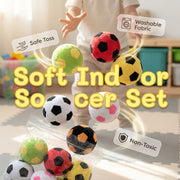🌈 Soft Plush Soccer Balls for Kids