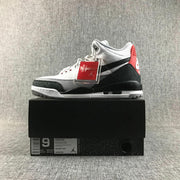 Jordan Air Jordan 3 White Grey Black Red Sneakers