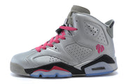 Jordan Air Jordan 6 High-Top Sneakers Pink Gray 543390-009