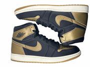 Jordan 1 Retro High OG Black Metallic Gold