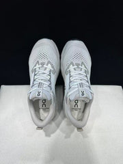 On Cloudsurfer Trail 2 Shoes in Gray and White