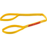 Global Industrial Poly Web Sling, Light Duty, Eye&Eye 4 Ft L x 1 In W-1200/950/2400 Lbs Cap (WB298509)