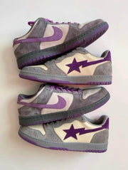 BAPE SK8 Sta Sneakers White Purple