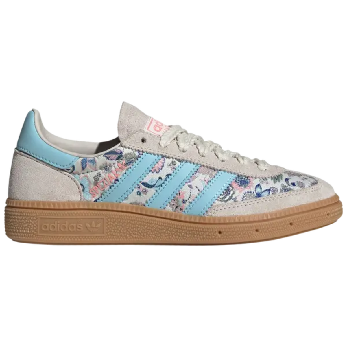 Adidas Originals Kids Off White/Blue Liberty Handball Spezial Sneakers, JQ2010