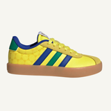 Adidas Kids Yellow/Blue/Green VL Court Sneakers, KI3123