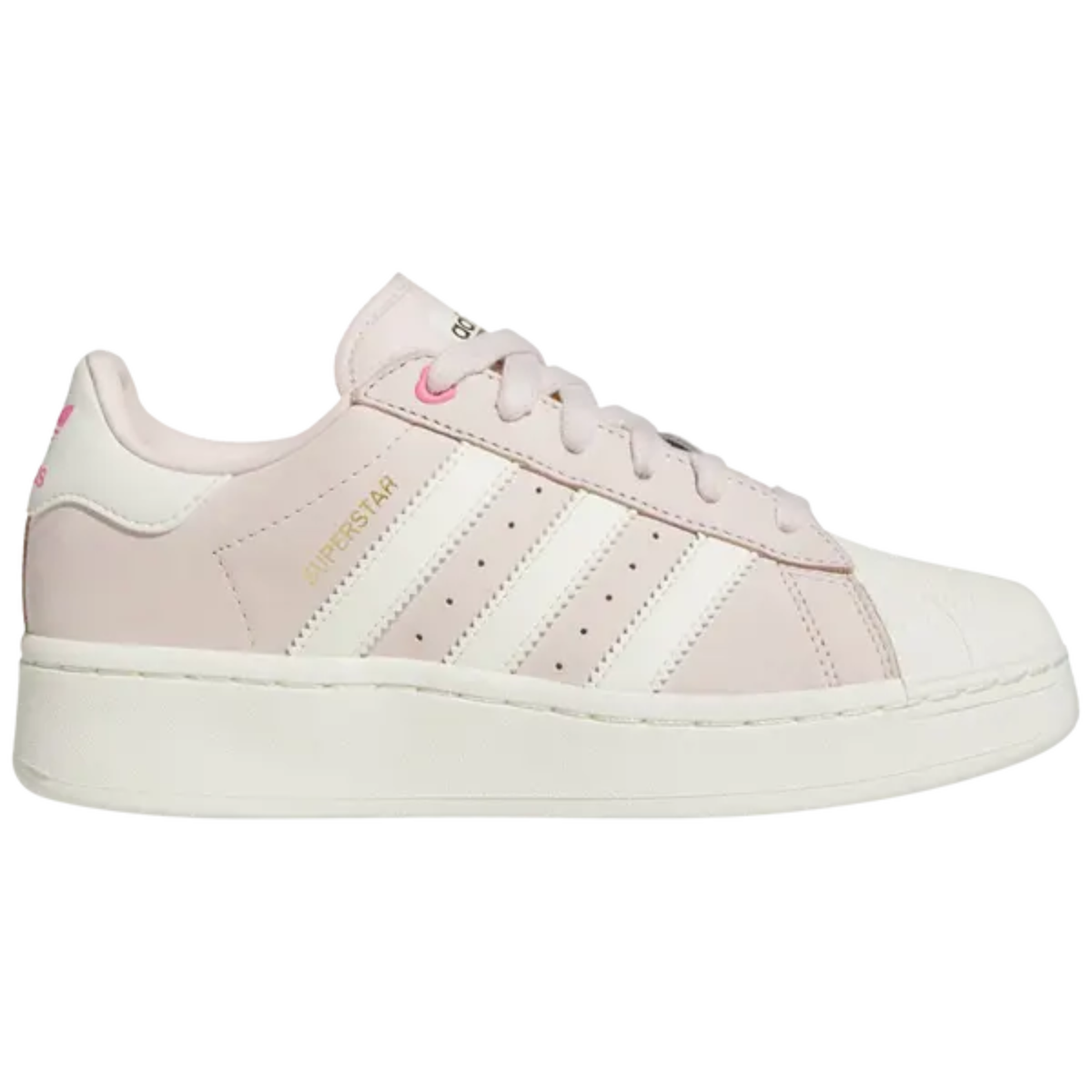 Adidas Women's Pink Superstar XLG Sneakers, ID1103 (No Box)