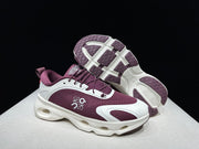 On x LOEWE Cloudventure 3.0 Sneakers, White and Wine Red