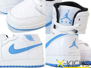Jordan Air Jordan 1 High White and Royal Blue Sneakers