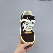 Louis Vuitton Tilted Low Sneakers in Brown and Gum