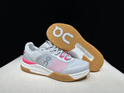 On THE ROGER Advantage Pro Sneakers Light Grey Orange
