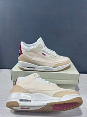 Jordan Air Jordan 3 Retro Jumpman Year of the Horse Sneakers Cream Red IR0910-400
