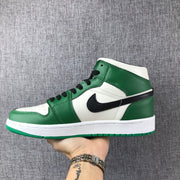 Jordan Air Jordan 1 Mid Celtics White Green Black Sneaker 852542-301