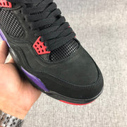 Jordan Air Jordan 4 Raptors Black Purple Red Sneakers